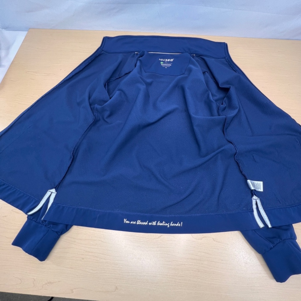 Women's Navy Zip-Front Performance Jacket - Picture 11 of 16